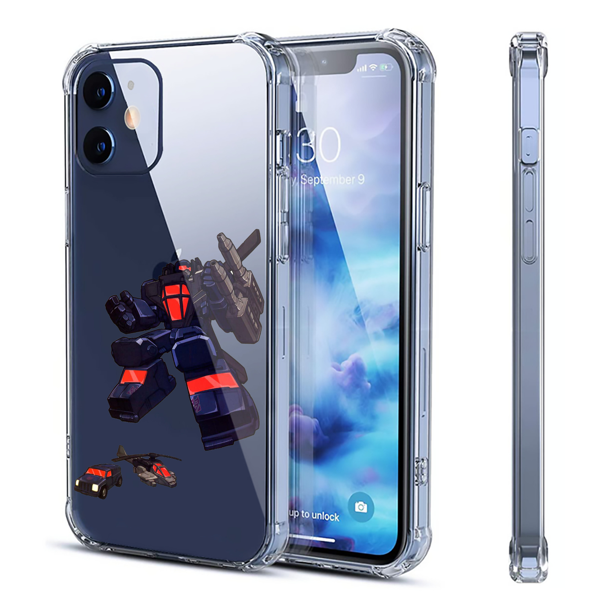 （画像用）  【iPhone 12シリーズ対応】透明スマホケース（クリアソフトケース）